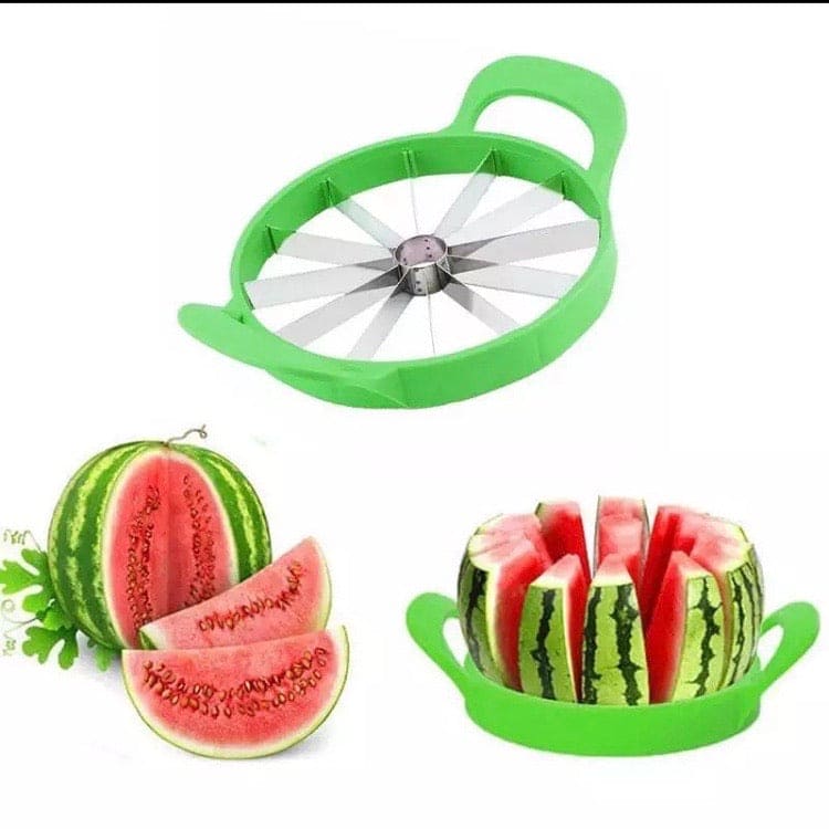 Stainless Steel Watermelon Cutter, Watermelon Slicer, Fruit and Vegetable Cutter Stainless Steel Watermelon Cutter, Watermelon Slicer, Fruit and Vegetable Cutter